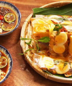 bánh tráng cuộn sốt me