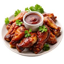 cánh- đùi gà sốt BBQ